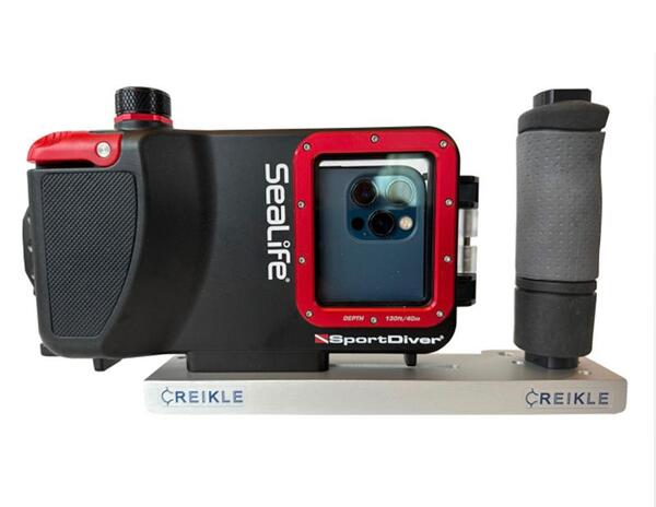 Set Schiene DSLR light halb mit Griff für Smartphone Gehäuse